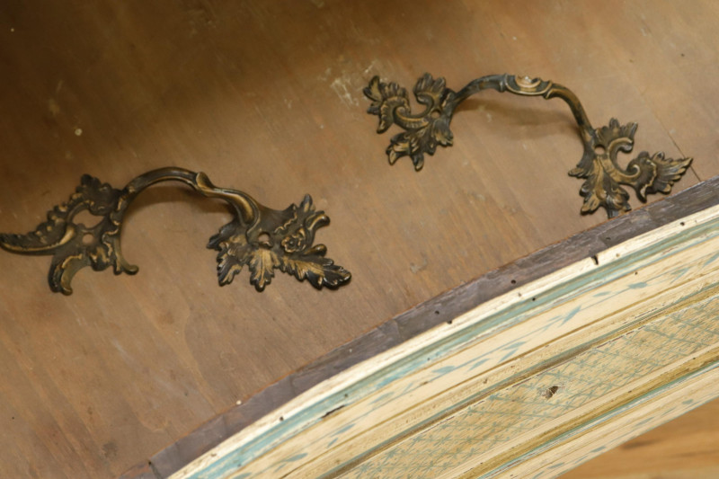 18th C Venetian Paint Decorated Secretary