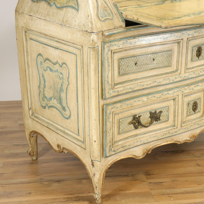 18th C Venetian Paint Decorated Secretary