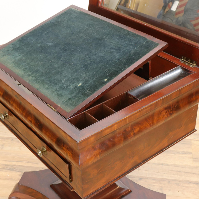 Philadelphia Mahogany Work Table c 1835