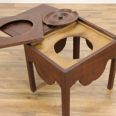 19th C English Mahogany Commode