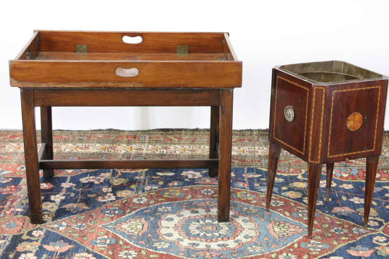 Regency Mahogany Table Edwardian Cellarette