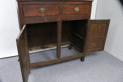 Georgian Provincial Style Oak Cabinet