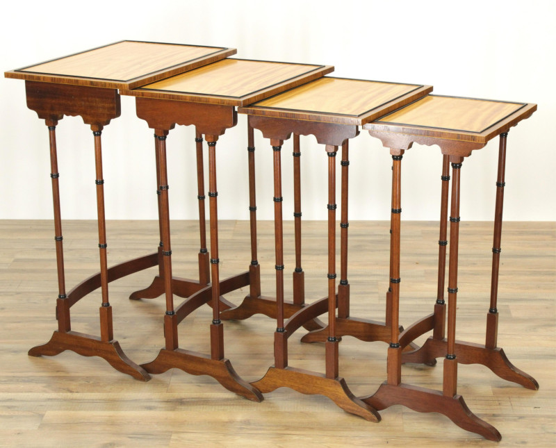 Nest of 4 Regency Style Tables