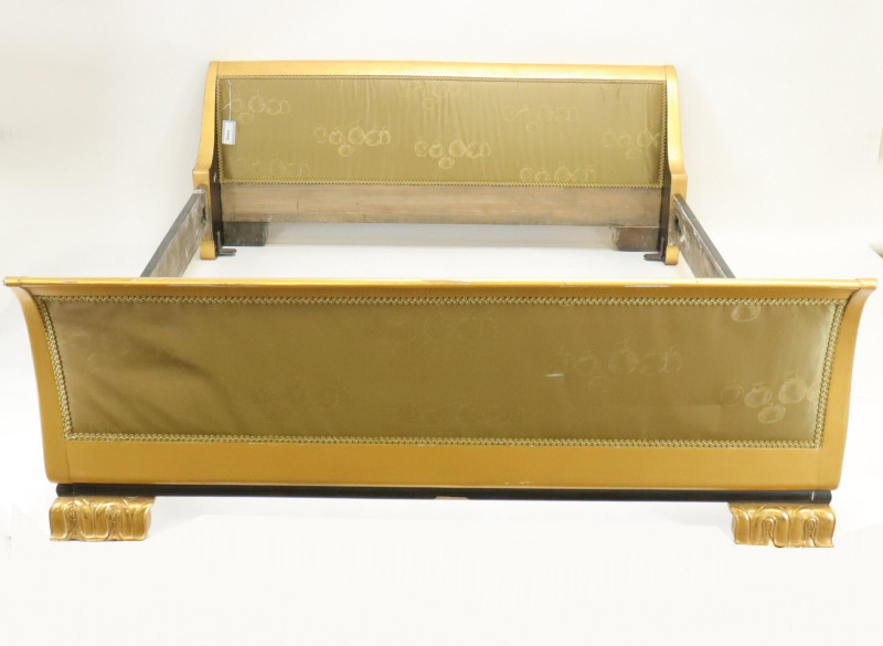 Art Deco Ebonized Giltwood Day Bed c1925 Dufet