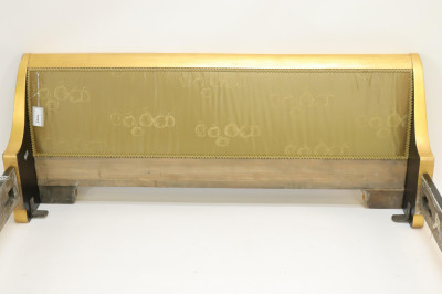 Art Deco Ebonized Giltwood Day Bed c1925 Dufet