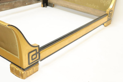 Art Deco Ebonized Giltwood Day Bed c1925 Dufet