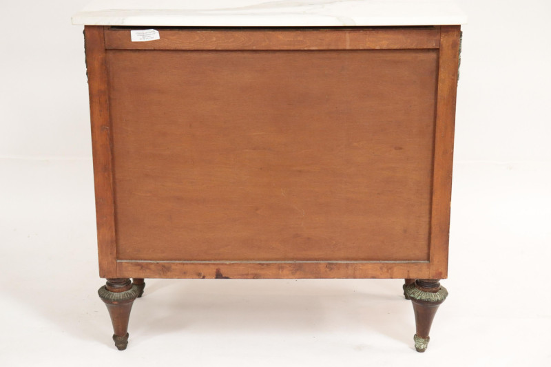 Louis XVI Style Mahogany Marquetry Commode