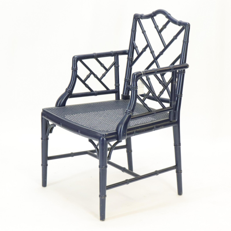 Painted Cockpen Chair Faux Tortoise Stool