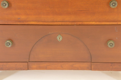 Empire Style Brass Mounted Cherry Chest