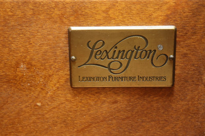 Empire Style Brass Mounted Cherry Chest