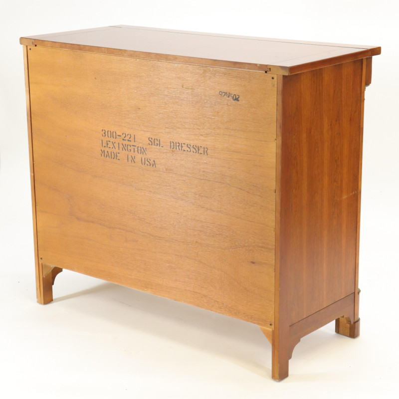 Empire Style Brass Mounted Cherry Chest