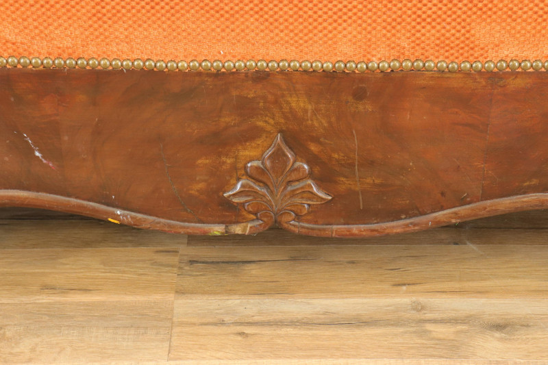 Late Empire Mahogany Bench