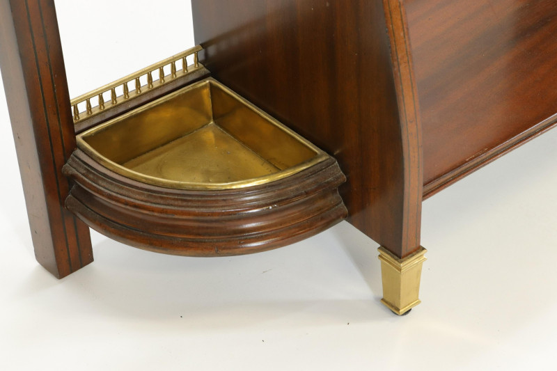 Maitland Smith Brass Mounted Umbrella Stand