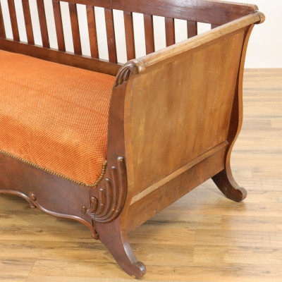 Late Empire Mahogany Bench