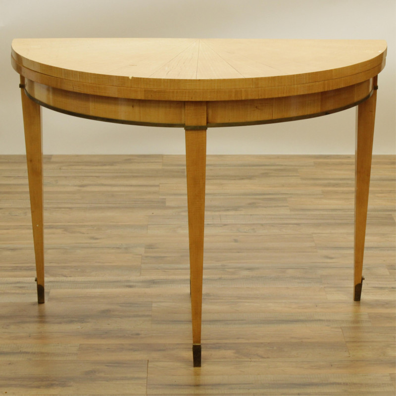Art Deco Sycamore Games Table c1940 Arbas