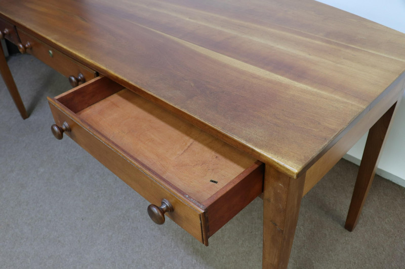Manner of Ian Ingersoll Cherry Bowfront Desk
