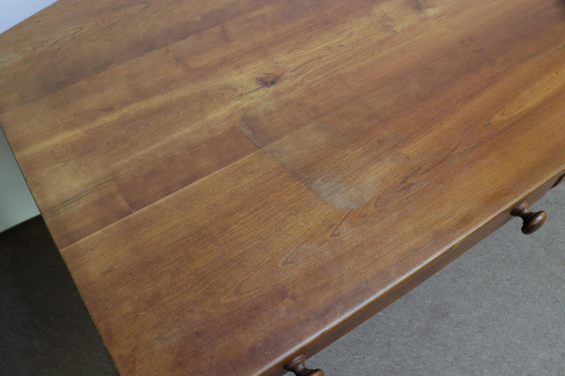 Manner of Ian Ingersoll Cherry Bowfront Desk