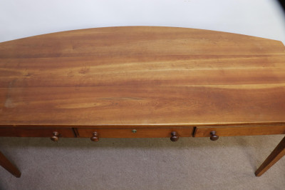 Manner of Ian Ingersoll Cherry Bowfront Desk