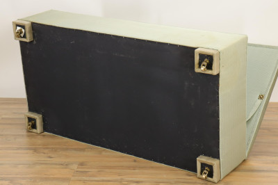 Contemporary Silk Upholstered Storage Bench