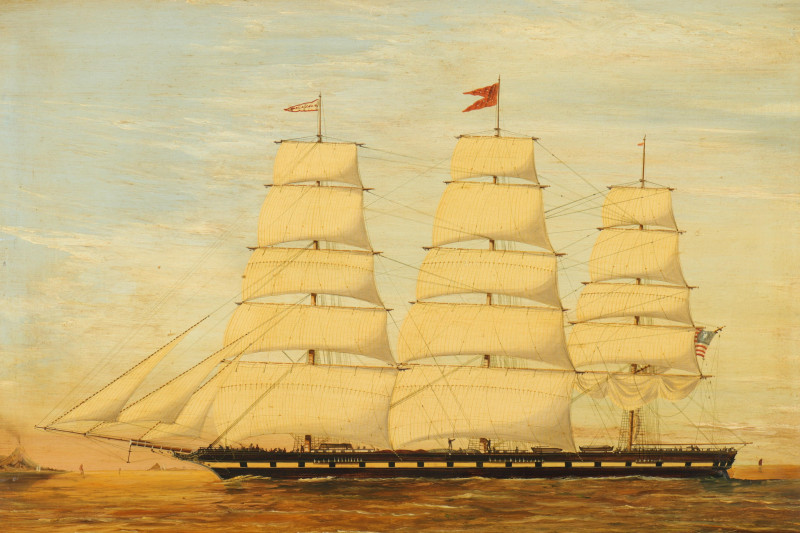 3Masted Schooner The Old Ship O/C