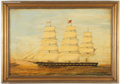 3Masted Schooner The Old Ship O/C