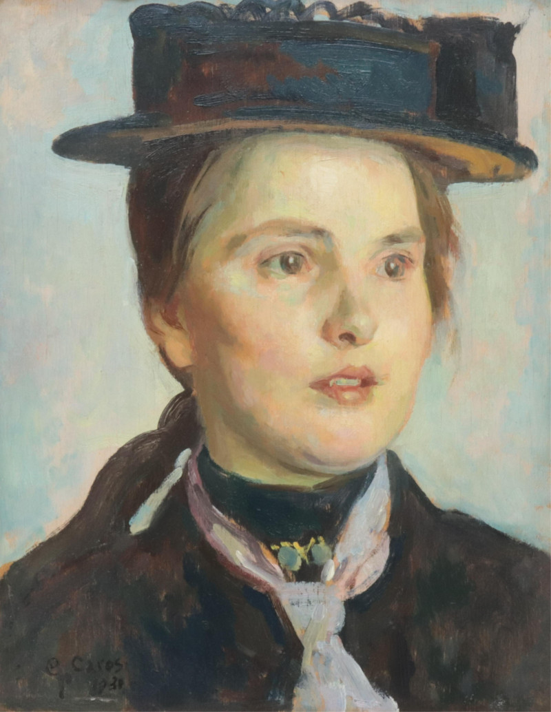 Giuseppe Carosi Portrait of a WomanO/B