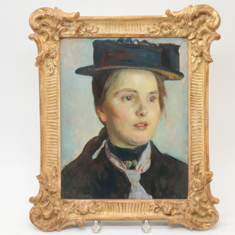 Giuseppe Carosi Portrait of a WomanO/B