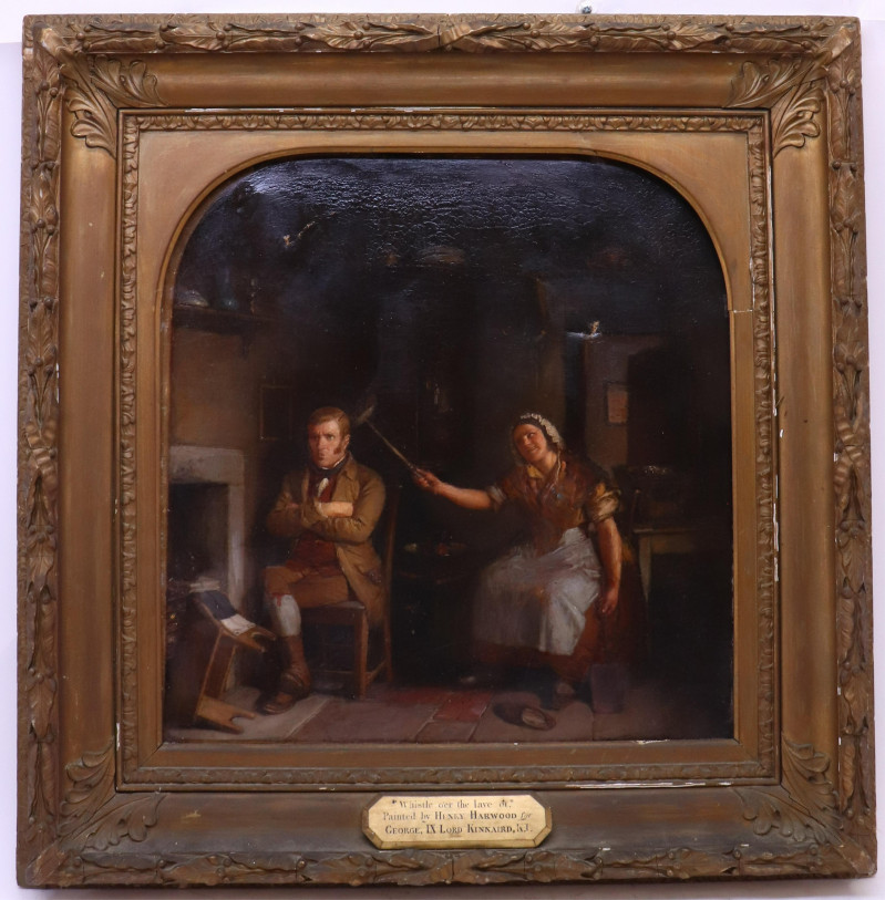 Henry Harwood Interior Scene 17th century