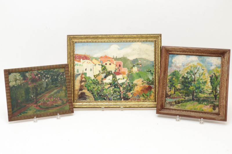 3 Landscape Paintings