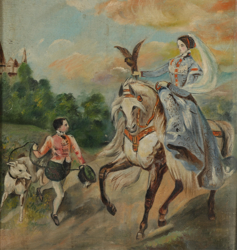 Falconer Late 19th/Early 20th C O/C