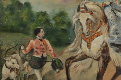 Falconer Late 19th/Early 20th C O/C