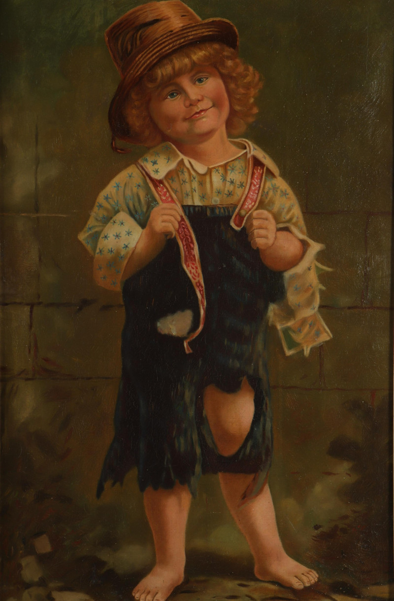 &apos;Beguiling&apos; Portrait of Youngster E 20th C O/C