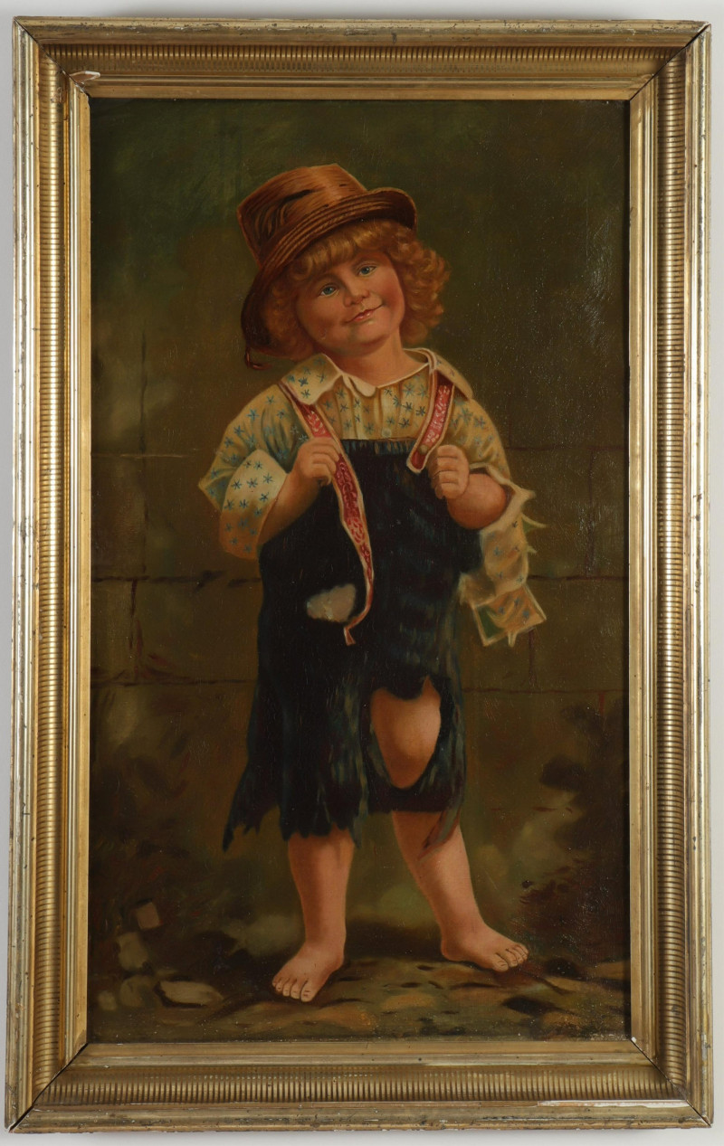 &apos;Beguiling&apos; Portrait of Youngster E 20th C O/C