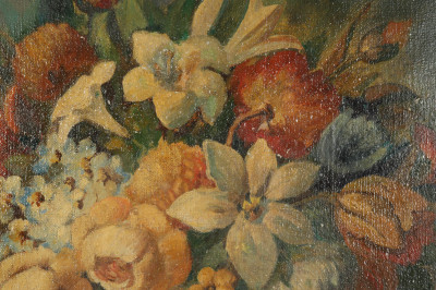 Large Still Life with Parrot O/C