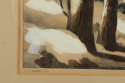 N Currier American Country Life Winter 1855