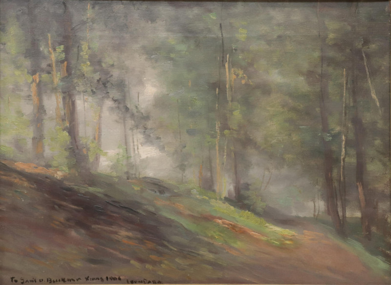 Leon Dabo The road to New Milford O/C