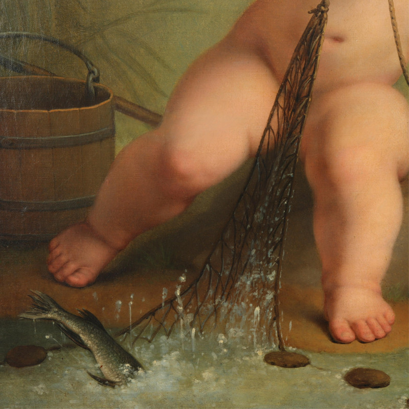 PL Delaval &apos;The Young Fisherman&apos; C1850 O/C