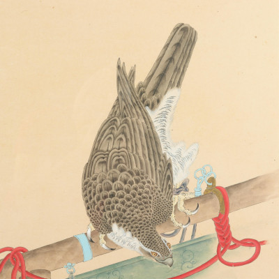 Birds of Prey Chinese Watercolors