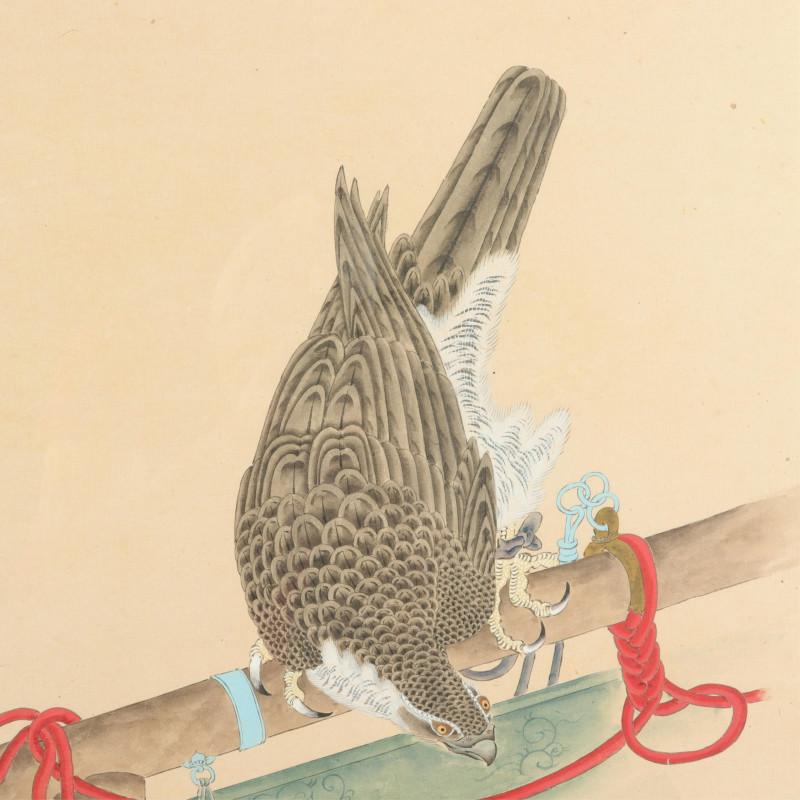 Birds of Prey Chinese Watercolors