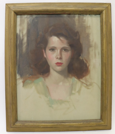 American School 20th C 3 Portraits