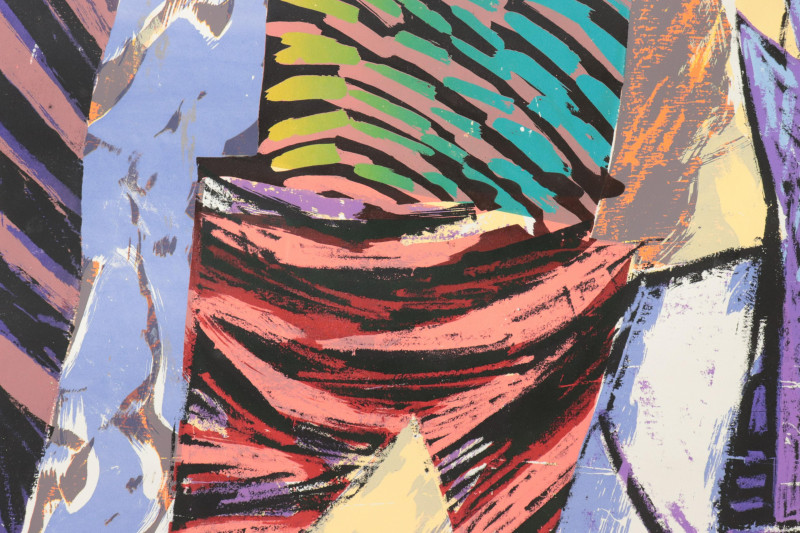Cecile Broz (b1959)&apos;Flying Fish Banner&apos; Serigraph