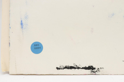 Cecile Broz (b1959)&apos;Flying Fish Banner&apos; Serigraph
