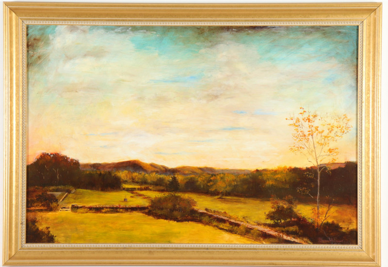 Fall Landscape 20th/21st C O/B