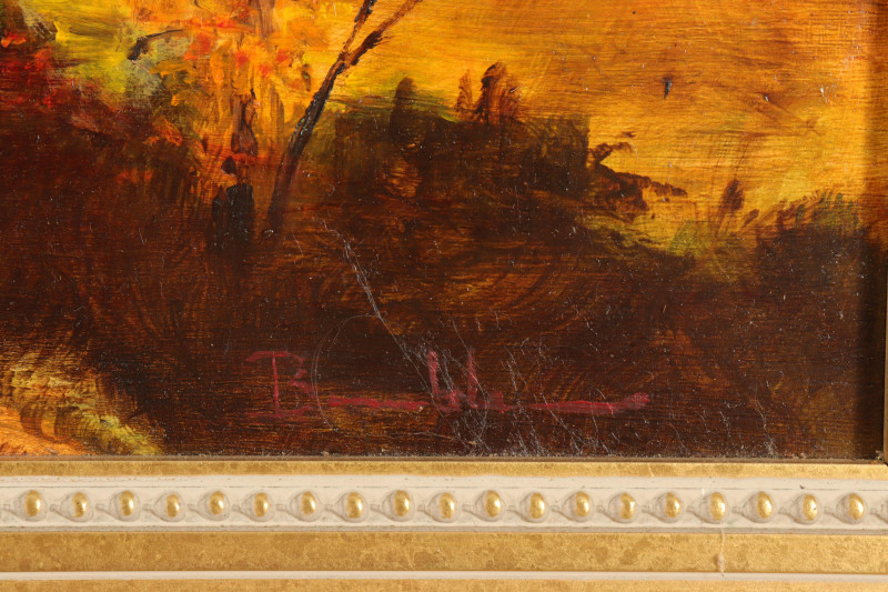 Fall Landscape 20th/21st C O/B