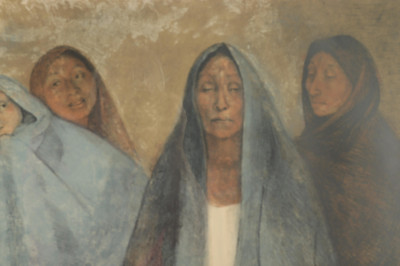 Francisco ZunigaGrupo de Mujeres Sentadas litho
