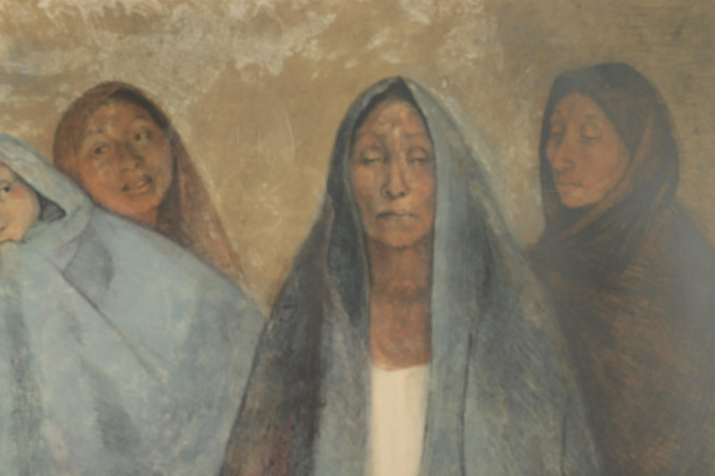 Francisco ZunigaGrupo de Mujeres Sentadas litho