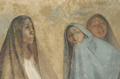 Francisco ZunigaGrupo de Mujeres Sentadas litho
