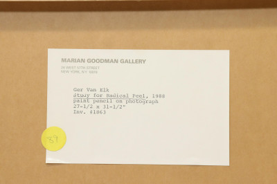 Ger Van Elk Study for Radical Peel 1988