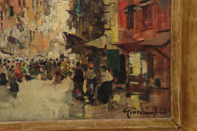 Giordono Felice Street Scene O/C