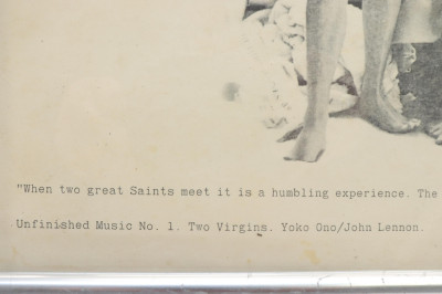 Lennon/ Ono 2 Virgins Cindy Adams sketch